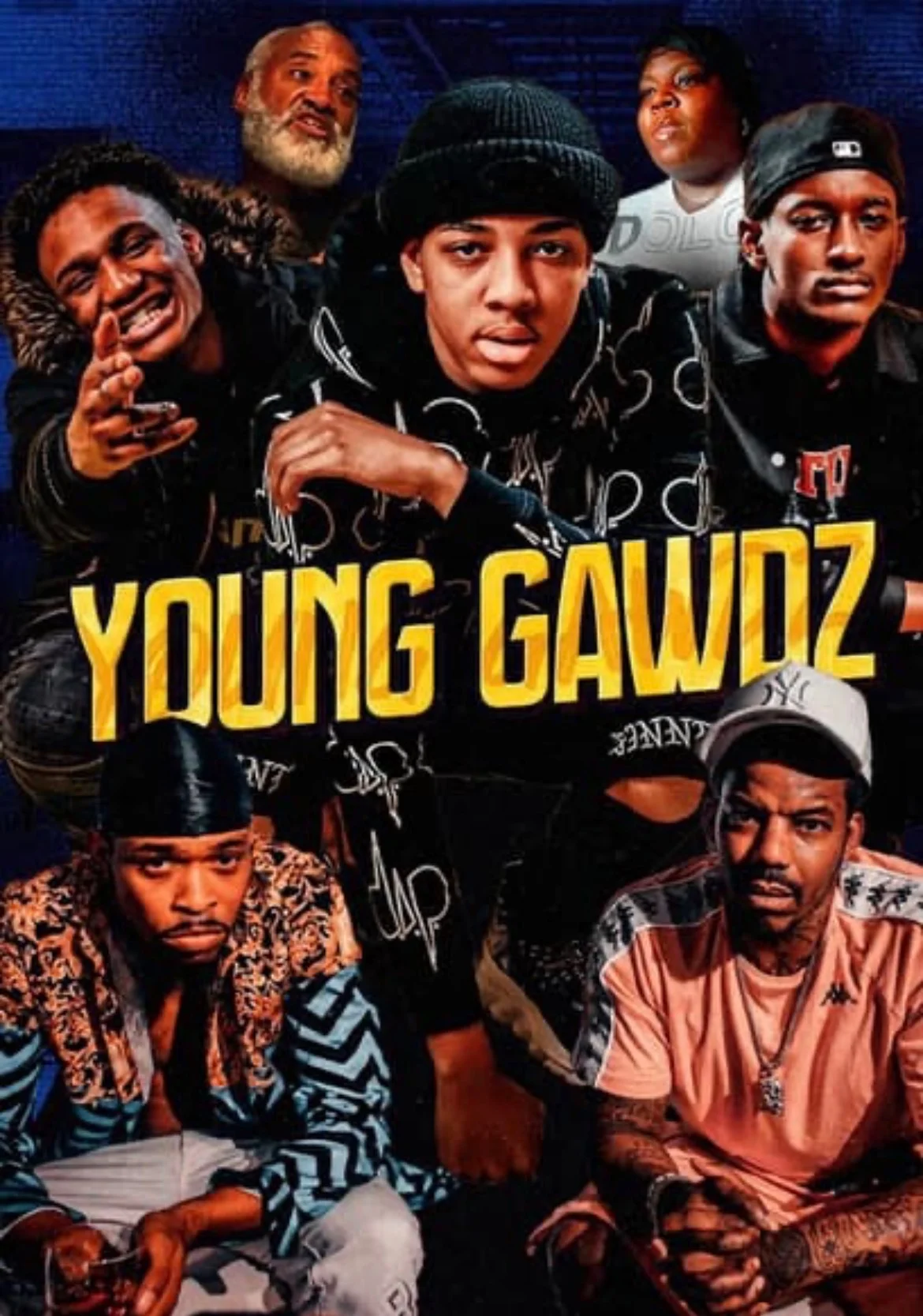 Young Gawdz cast promotional artwork